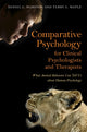 Book cover of: Comparative Psychology for Clinical Psychologists and Therapists. By: Daniel C. Marston