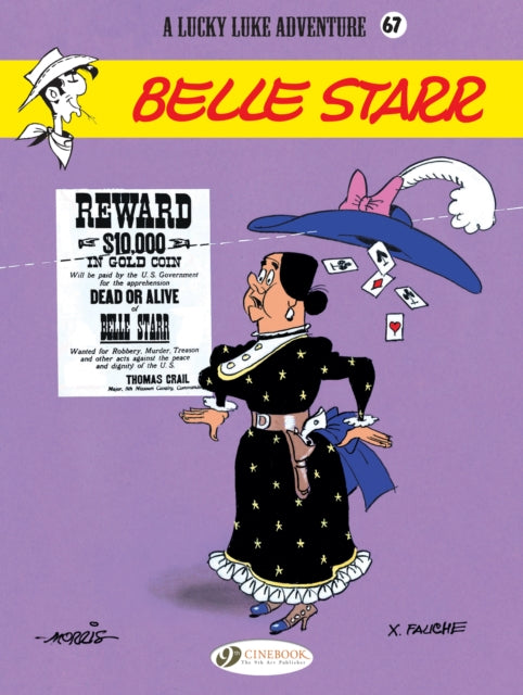 Book cover of: Lucky Luke 67 - Belle Starr. By: Xavier Fauche
