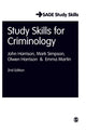 Book cover of: Study Skills for Criminology. By: Harrison, John
