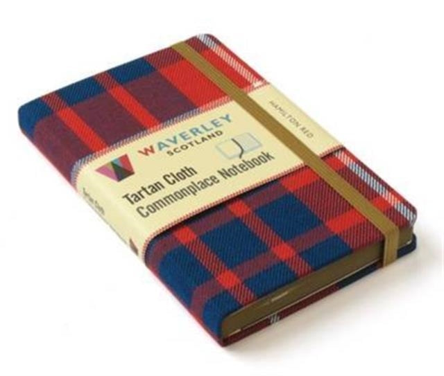 Book cover of: Waverley (M): Hamilton Red Tartan Cloth Commonplace Notebook. By: M. Astella Waverley