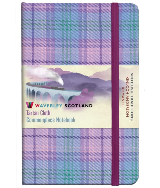 Book cover of: Waverley S.T. (M): Romance Pocket Genuine Tartan Cloth Commonplace Notebook. By: POCKET 9CM x 14CM
