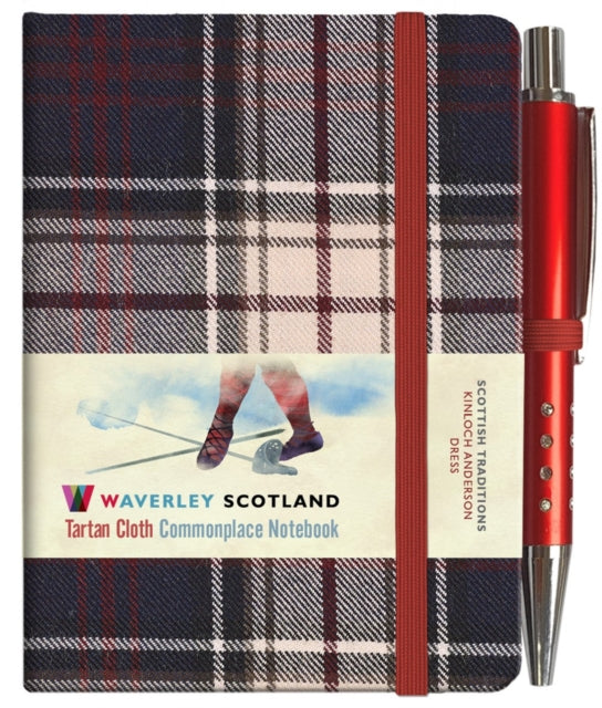 Book cover of: Waverley S.T. (S): Dress Mini with Pen Pocket Genuine Tartan Cloth Commonplace Notebook. By: MINI & PEN 10.5CM x 7CM