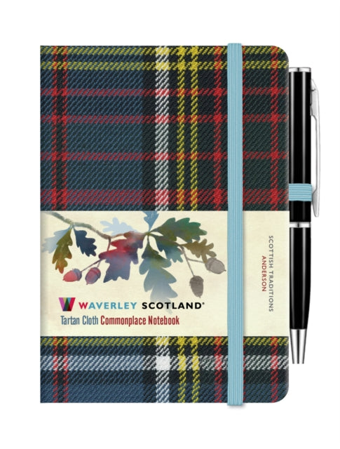 Book cover of: Waverley Anderson Tartan cloth mini notebook with pen