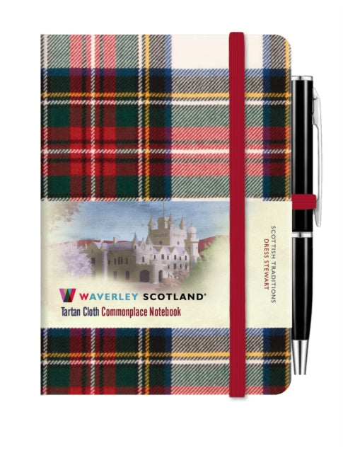Book cover of: Waverley Commonplace Notebooks:Dress Stewart Tartan Mini Notebook with Pen (10.5 x 7cm)