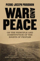 Book cover of: War and Peace. By: Pierre-Joseph Proudhon