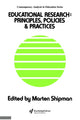 Book cover of: Educational Research. By: Shipman M