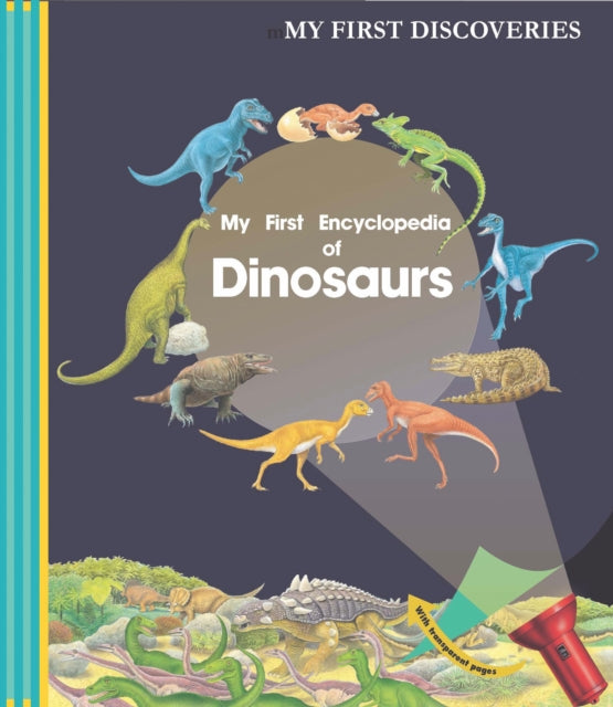 Book cover of: My First Encyclopedia of Dinosaurs. By: Henri Galeron