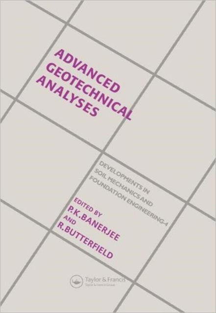 Advanced Geotechnical Analyses