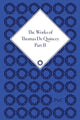 Book cover of: Works of Thomas De Quincey, Part II. By: Thomas De Quincey