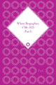 Book cover of: Whore Biographies, 1700-1825, Part I. By: Julie Peakman