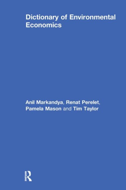 Book cover of: Dictionary of Environmental Economics