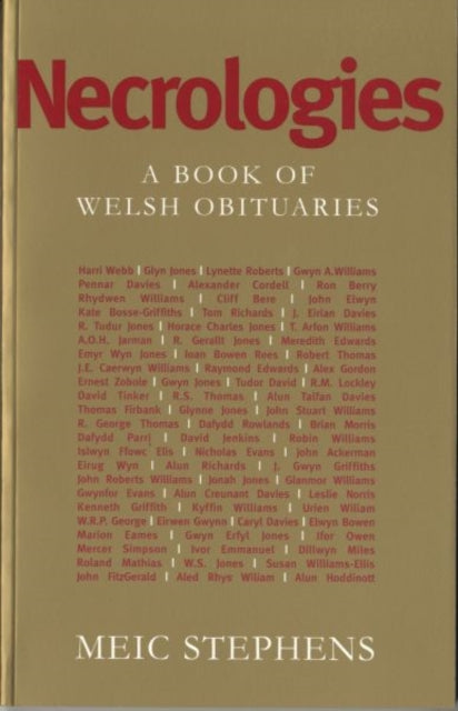 Book cover of: Necrologies. By: Meic Stephens