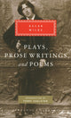 Book cover of: Plays, Prose Writings And Poems