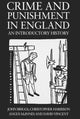 Book cover of: Crime And Punishment In England. By: John Briggs