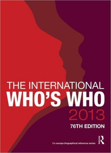 Book cover of: International Who's Who 2013