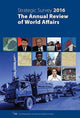 Book cover of: Strategic Survey 2016. By: International Institute for Strategic Studies (IISS)