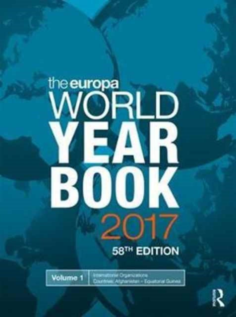 Book cover of: Europa World Year Book 2017. By: Europa Publications