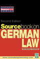 Book cover of: Sourcebook on German Law