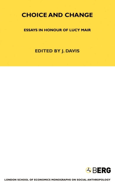 Book cover of: Choice and Change. By: John Davis