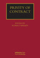 Book cover of: Privity of Contract: The Impact of the Contracts (Right of Third Parties) Act 1999. By: Merkin