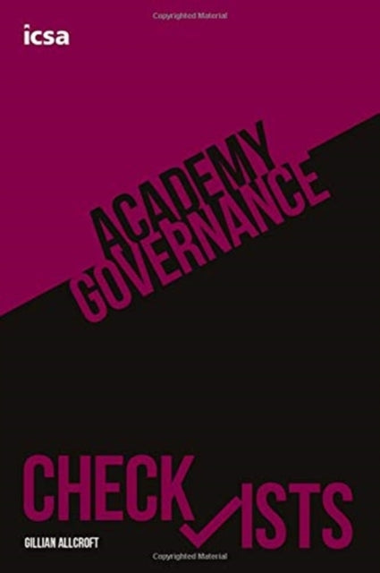Book cover of: Academy Governance Checklists