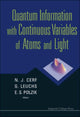 Book cover of: Quantum Information With Continuous Variables Of Atoms And Light