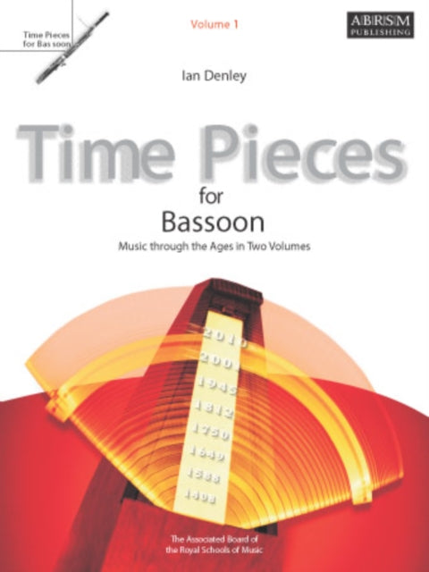 Book cover of: Time Pieces for Bassoon, Volume 1. By: Ian Denley