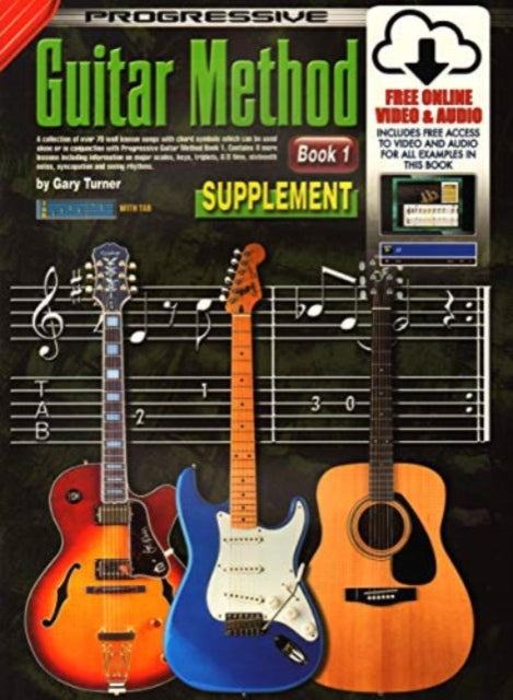 Book cover of: Guitar Method 1 Supplementary Songbook. By: Gary Turner
