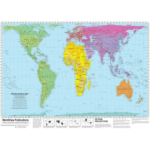 World View Peters Projection Map