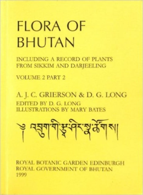 Book cover of: Flora of Bhutan. By: A. J. C. Grierson