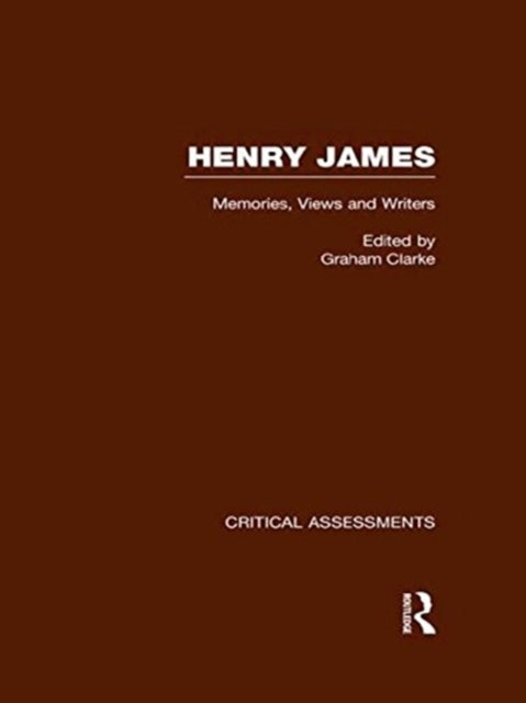 Book cover of: Henry James. By: Graham Clarke