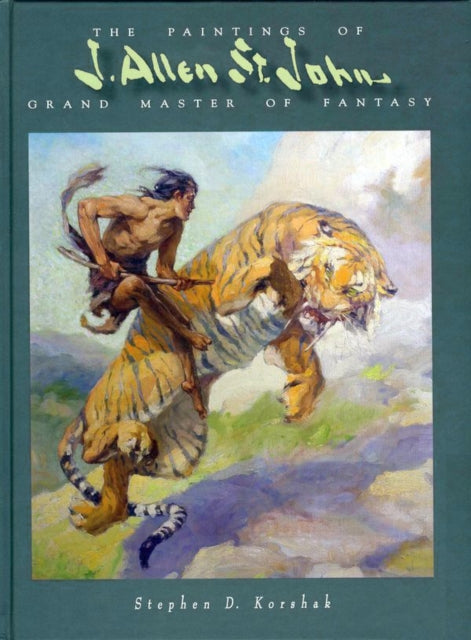 Book cover of: Paintings of J Allen St John. By: Frank Frazetta
