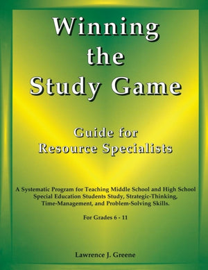 Winning the Study Game: Guide for Resource Specialists