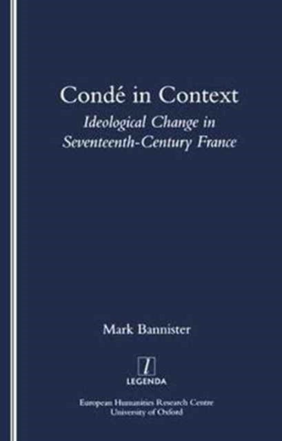 Book cover of: Conde in Context. By: Mark Bannister