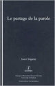 Book cover of: Le Partage De La Parole. By: Luce Irigaray
