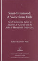 Book cover of: Saint-Evremond. By: Saint-Évremond