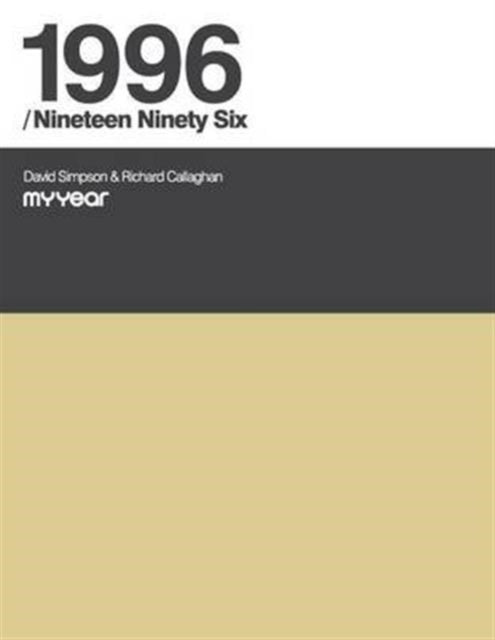 Book cover of: My Year 1996