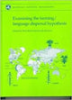 Book cover of: Examining the Farming/Language Dispersal Hypothesis