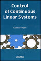 Book cover of: Control of Continuous Linear Systems. By: Kaddour Najim