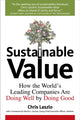 Book cover of: Sustainable Value. By: Christopher Laszlo
