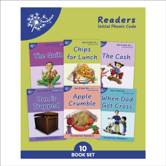 Book cover of: Phonic Books Dandelion Readers Set 2 Units 11-20
