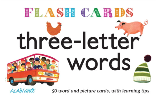 Three–Letter Words – Flash Cards 9781908985149 Alain Grée