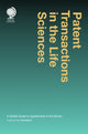 Book cover of: Patent Transactions in the Life Sciences. By: Paul England