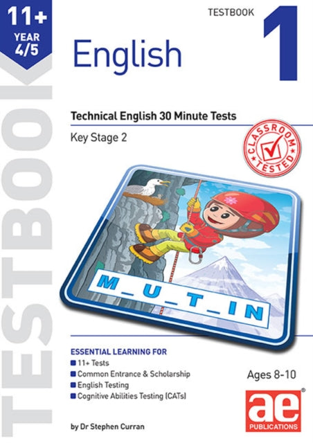 Book cover of: 11+ English Year 4/5 Testbook 1