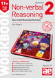 Book cover of: 11+ Non-verbal Reasoning Year 4/5 Workbook 2