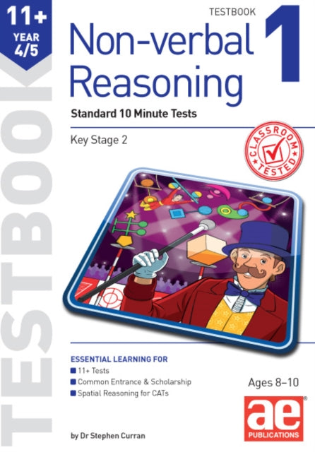Book cover of: 11+ Non-verbal Reasoning Year 4/5 Testbook 1