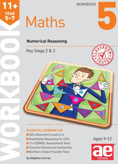 Book cover of: 11+ Maths Year 5-7 Workbook 5