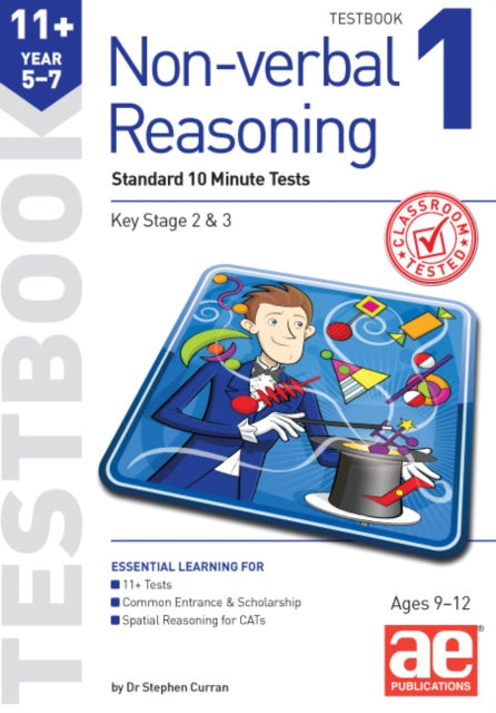 Book cover of: 11+ Non-verbal Reasoning Year 5-7 Testbook 1