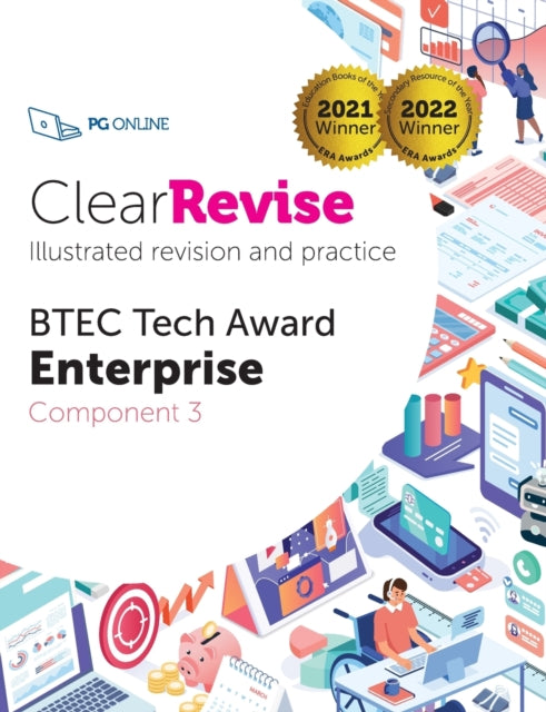 Book cover of: ClearRevise BTEC Tech Award Enterprise Component 3. By: Pg Online