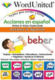 Book cover of: Actions in Spanish. By: WordUnited
